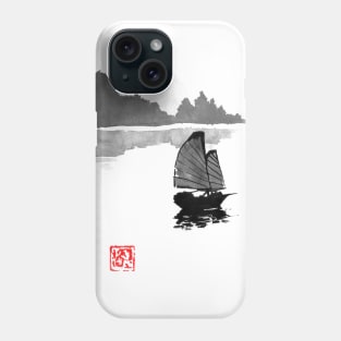 boat in river li Phone Case