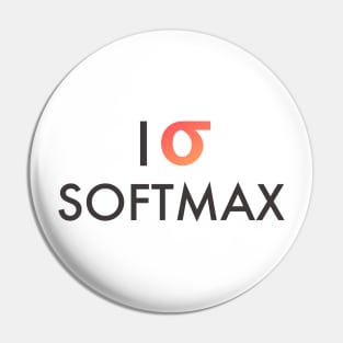 I Heart Softmax Pin