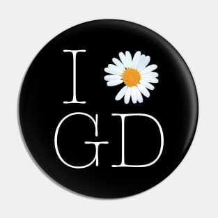 G-Dragon Daisy Flower Design T-Shirt Pin