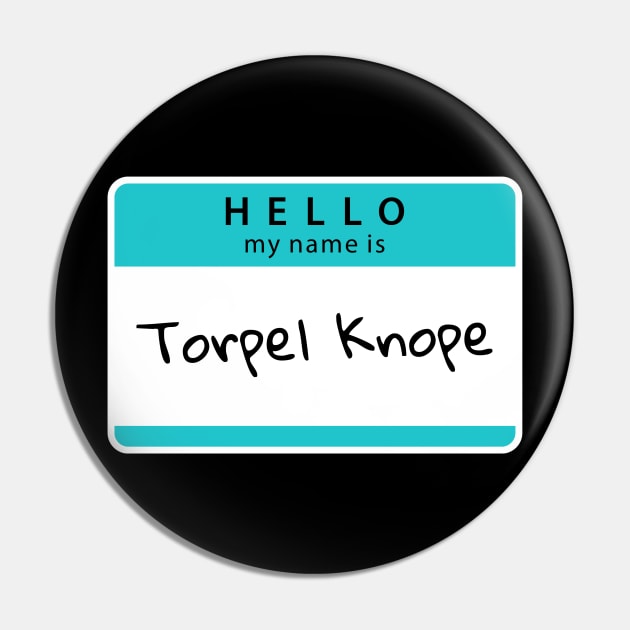 Torpel Knope Nametag Pin by Myrtle+Muffin