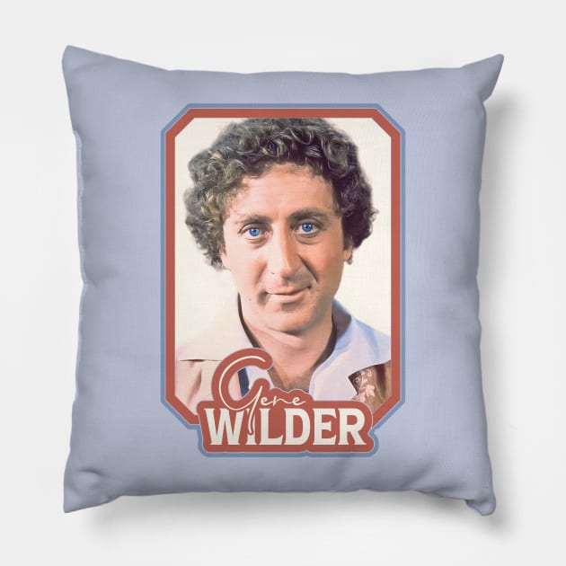 Gene Wilder Pillow by darklordpug