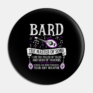Bard, Dungeons & Dragons - The Master of Song Pin