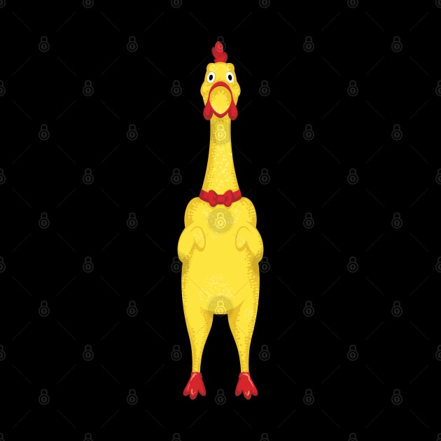 Rubber Chicken Toy by supermara