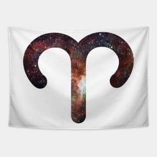 Cosmic Aries Galaxy Tapestry