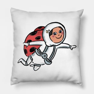 Coralie La Coccinelle Logo Pillow