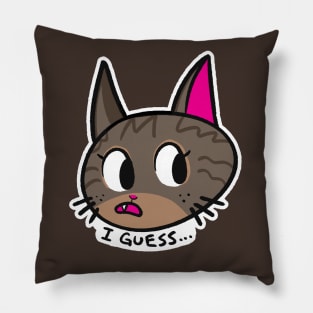 I Guess - Tabby Cat Pillow