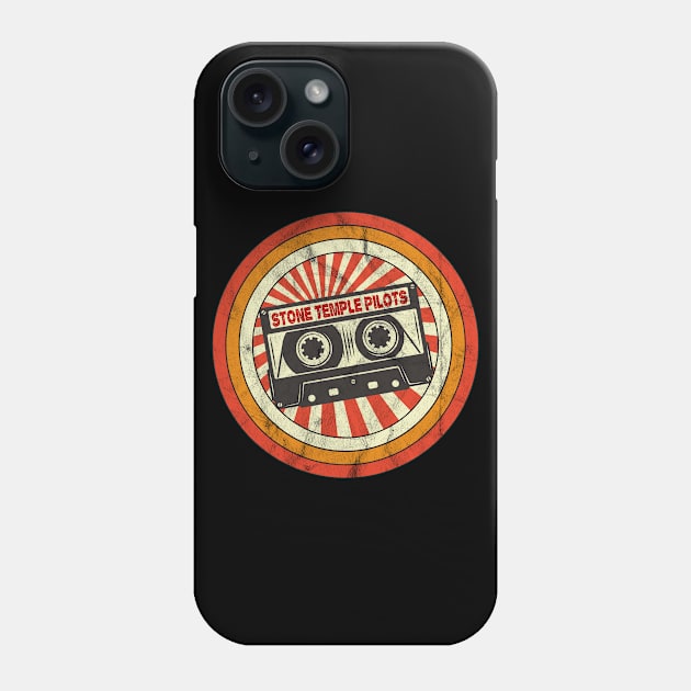 Stone Proud Name Temple Retro Cassette Vintage Phone Case by Skeleton Red Hair