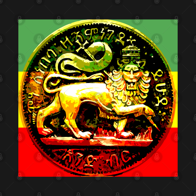 Jah Rastafari Ancient Lion of Judah Design by rastaseed