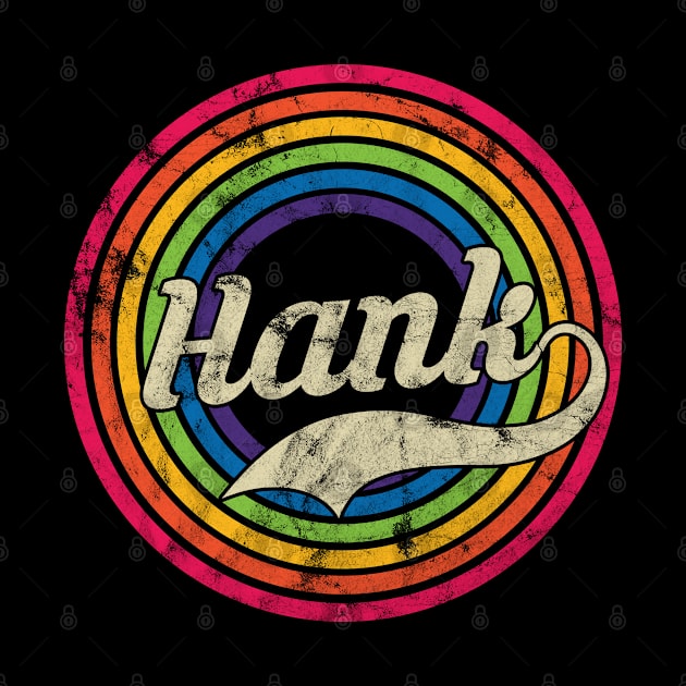 Hank - Retro Rainbow Faded-Style by MaydenArt
