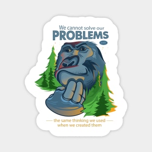 Monkey problems Magnet