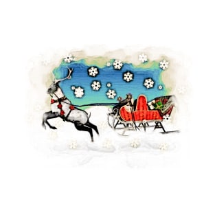 Santa's Sleigh T-Shirt