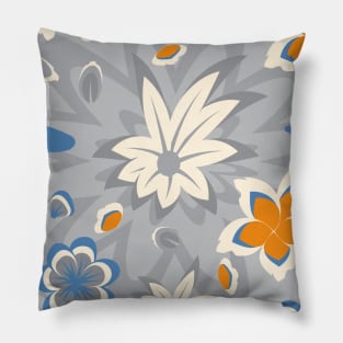 Floral pattern with flowers and leaves Pillow