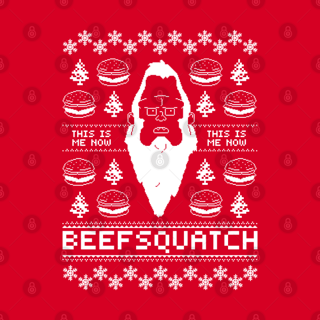 Ugly Holiday Beefsquatch by InsomniackDesigns