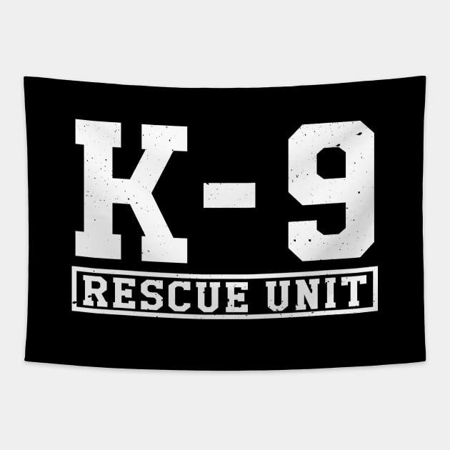 K-9 Rescue Unit Tapestry by KC Happy Shop