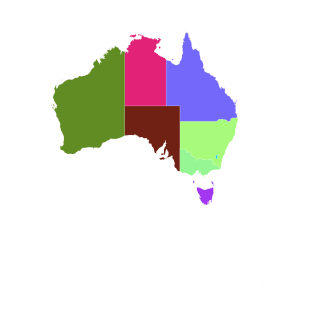 Australia Color Map T-Shirt