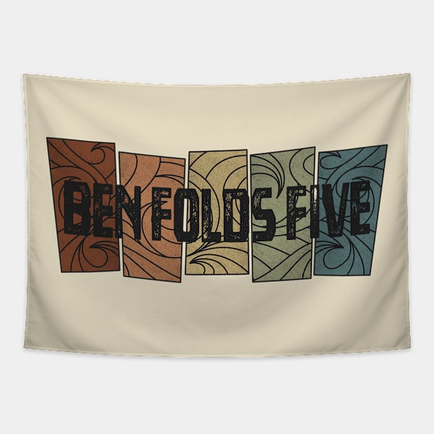 Ben Folds Five - Retro Pattern Tapestry by besomethingelse