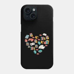 Heart Of Books Reader Lover Nerd Phone Case