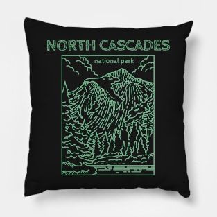 North Cascades National Park Washington Pillow