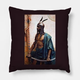 The Nubian Guard (1883) Pillow