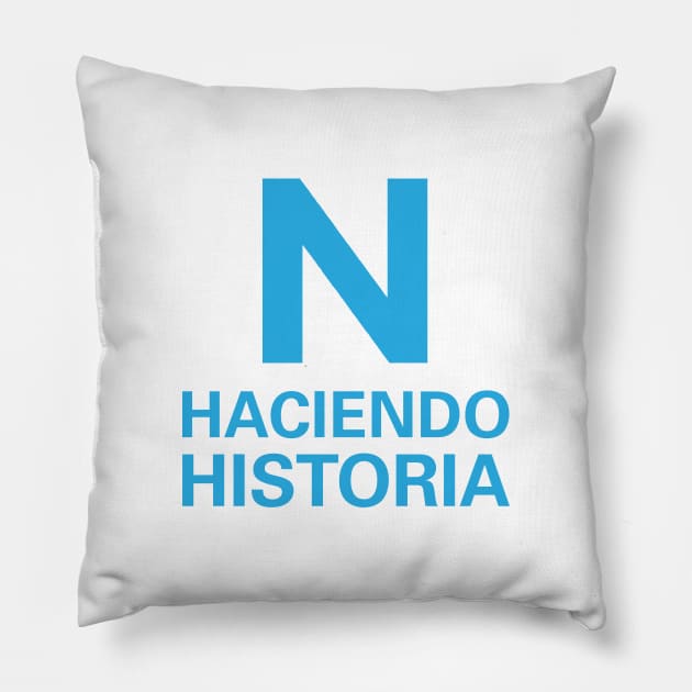 El Salvador Haciendo Historia Pillow by Litho