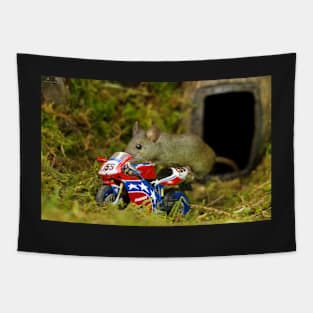 Motorcycle mouse Tapestry