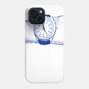 Watch hand drawing Phone Case