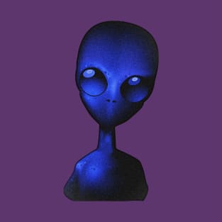 Blue Alien Being T-Shirt