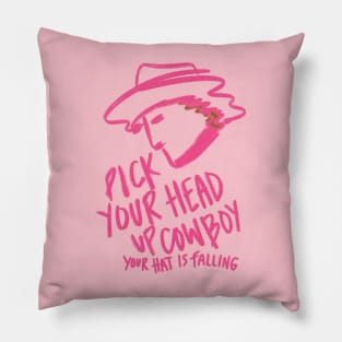 Pick Your Head Up - Pink Pillow