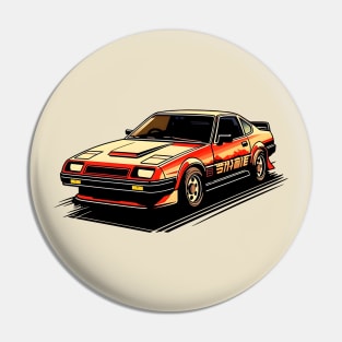 Classic Turbo Car Pin