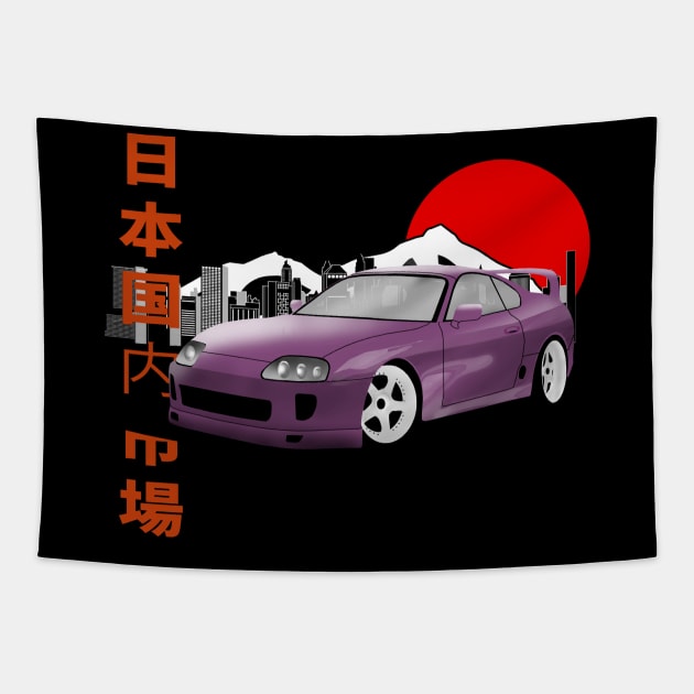 Toyota Supra MK4 (A80) JDM Legend Tapestry by Rebellion Store