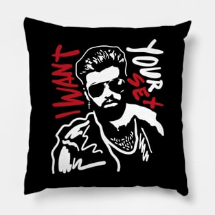 GEORGE MICHAEL 80S STYEL Pillow