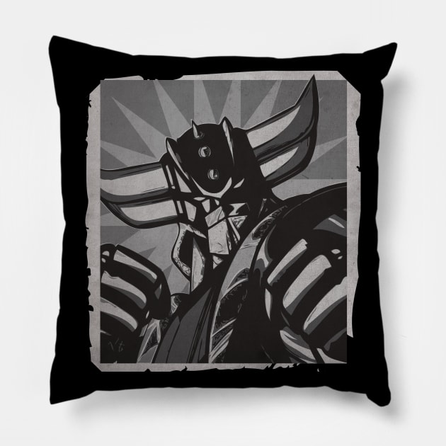 Ufo Robot Session Pillow by CTShirts