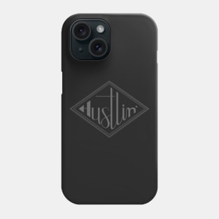 Black on black Hustlin' Phone Case