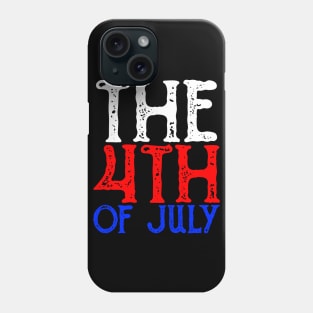 The 4th Of July, Vintage/Retro Design Phone Case