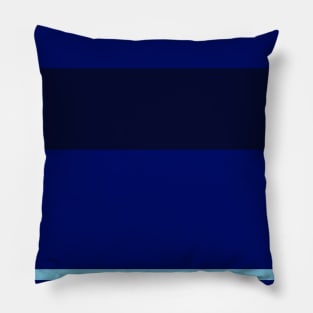 A fabulous palette of Lightblue, Primary Blue, Dark Imperial Blue and Dark Navy stripes. Pillow