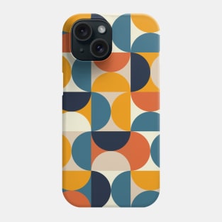 Retro Half Circle Design Phone Case