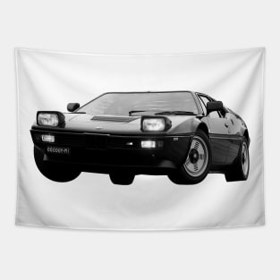 BMW M1 (1978–1981)  Cars Form Black Design Tapestry