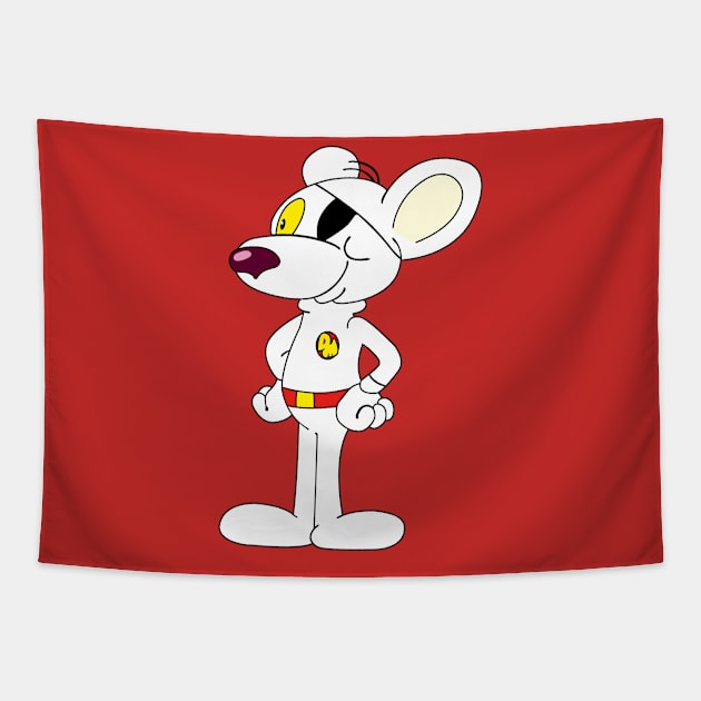 Danger Mouse - Cartoon Tapestry by LuisP96