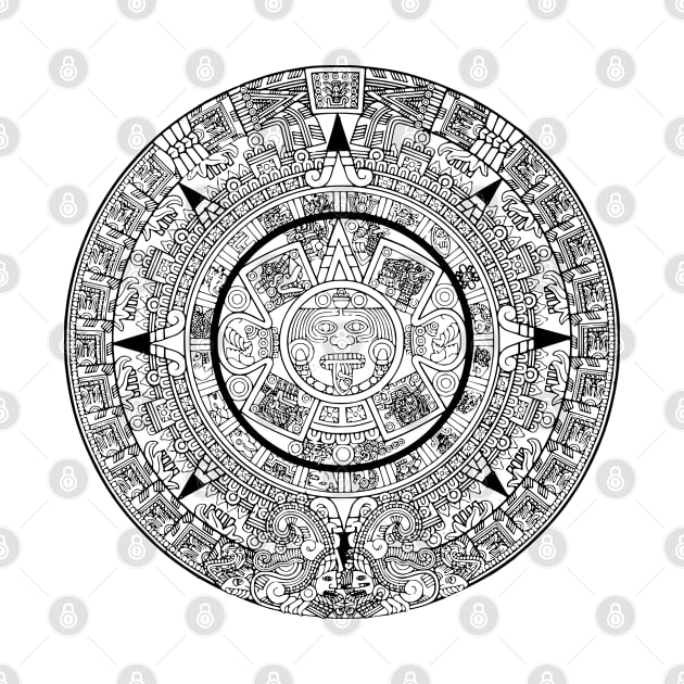 Aztec Mayan Calendar by MysticMagpie