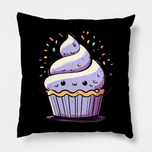 Cute kawaii cupcake Pillow