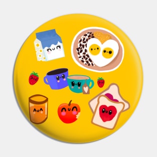 Cute breakfast Pin