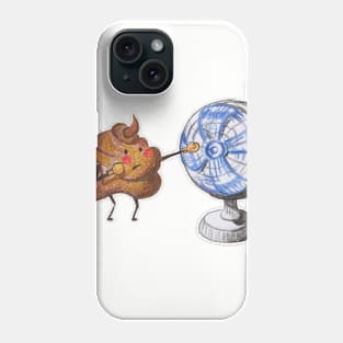 WallHello - Shit Hitting The Fan Phone Case