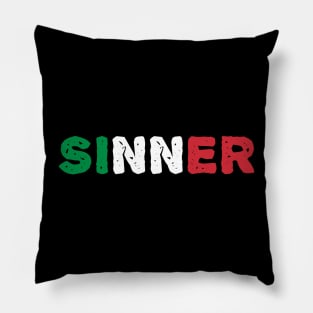 Jannik Sinner Italian tennis champion team Pillow