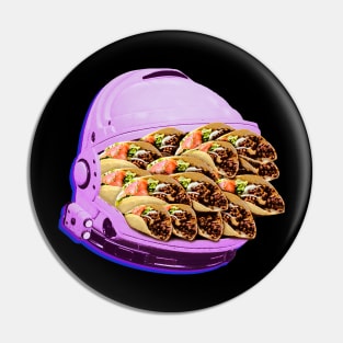 Taco Helmet Pin