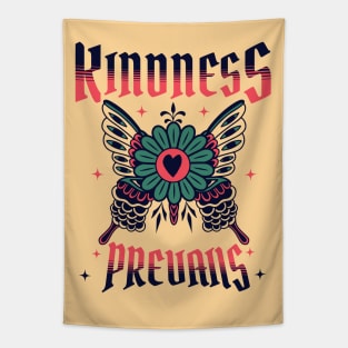 Kindness Prevails Tattoo - Front & Back T-Shirt Tapestry