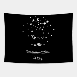 Key phrases of the zodiac signs: Gemini Tapestry