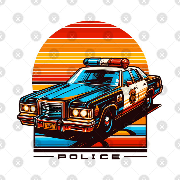 Police car by Vehicles-Art