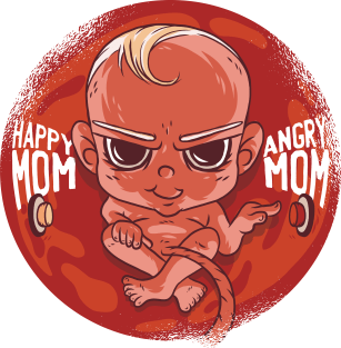 Bad Baby Graphic Tee Magnet