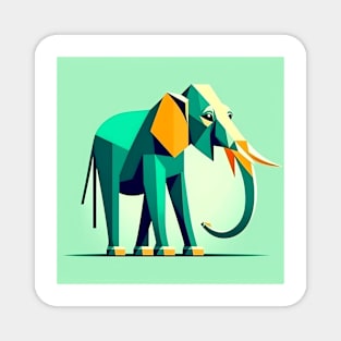 Elephant Portrait B Magnet