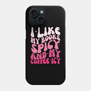 Retro Groovy: Spicy Books & Icy Coffee Phone Case